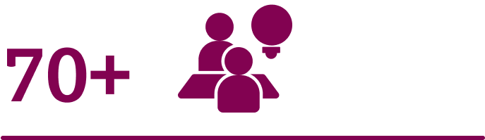 70+ volunteer business mentors